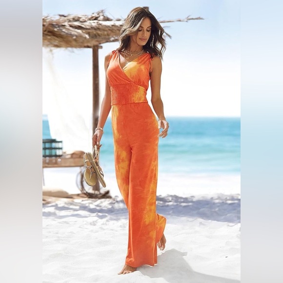 Lascana for Venus Tie Dye Jumpsuit - Picture 1 of 11